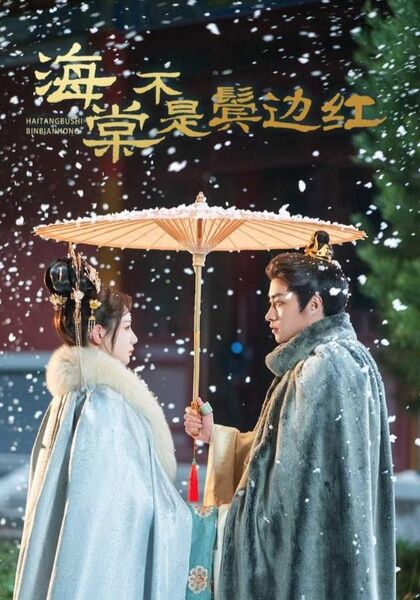 海棠不是鬓边红